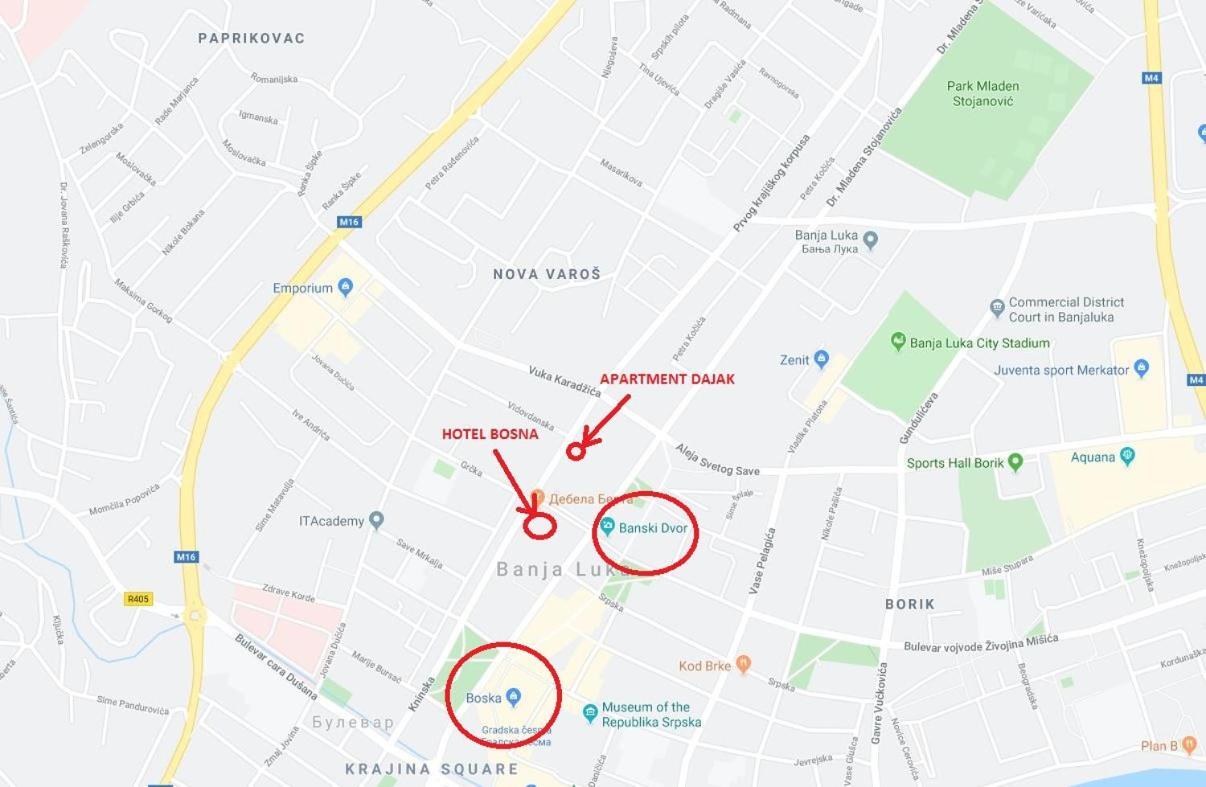 Apartment Dajak Centar Banja Luka Luaran gambar
